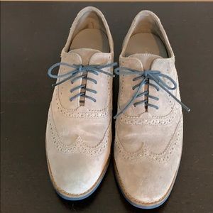 Gray and Blue Cole Haan Shoes